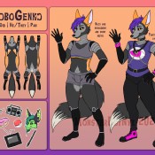 Genko Robo-Furry Ref Sheet